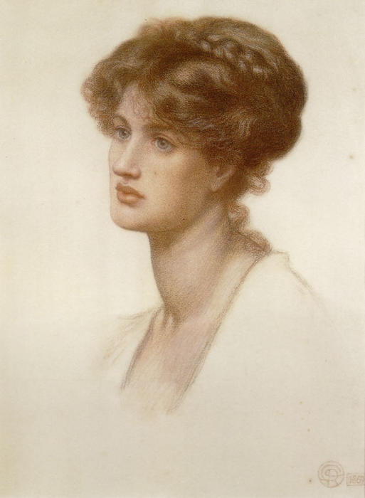 WikiOO.org - Enciklopedija likovnih umjetnosti - Slikarstvo, umjetnička djela Dante Gabriel Rossetti - Marie Stillman