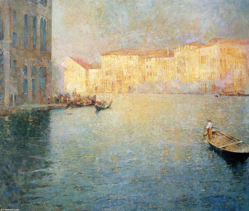 Wikioo.org - The Encyclopedia of Fine Arts - Painting, Artwork by Soren Emil Carlsen - The Market, Venice