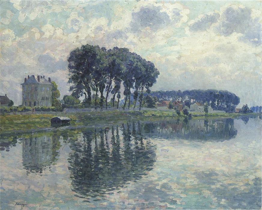 Wikioo.org - The Encyclopedia of Fine Arts - Painting, Artwork by Henri Lebasque - The Marne at Pomponne