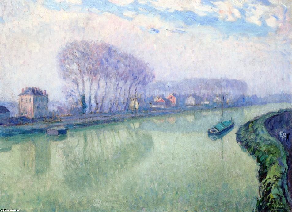 WikiOO.org - Encyclopedia of Fine Arts - Maalaus, taideteos Henri Lebasque - The Marne at Ponponne