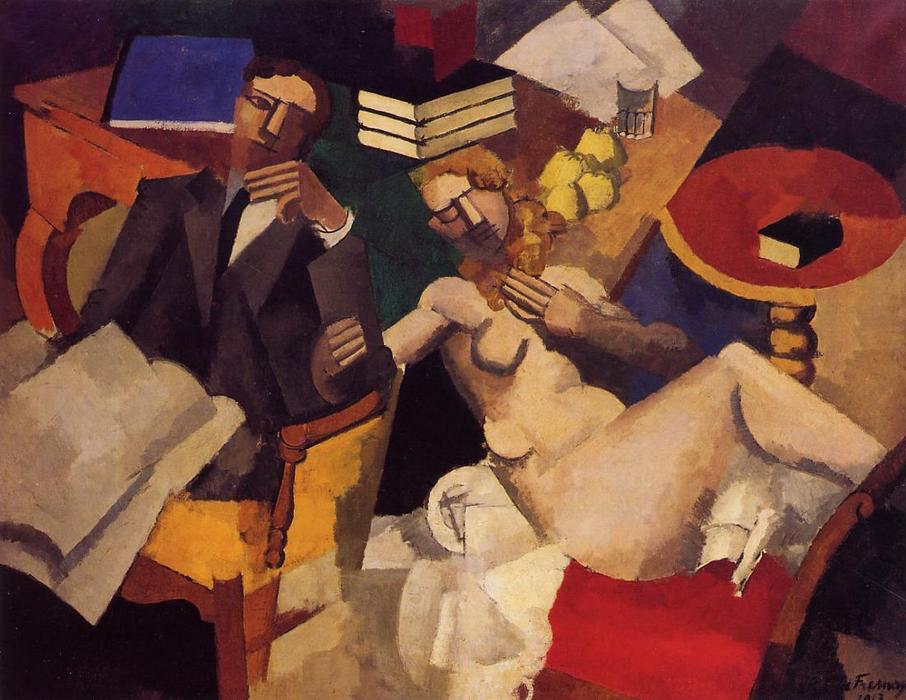 Wikioo.org - The Encyclopedia of Fine Arts - Painting, Artwork by Roger De La Fresnaye - Married Life