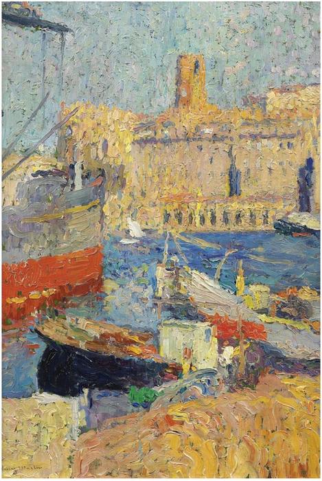 WikiOO.org - Εγκυκλοπαίδεια Καλών Τεχνών - Ζωγραφική, έργα τέχνης Henri Jean Guillaume Martin - Marseilles