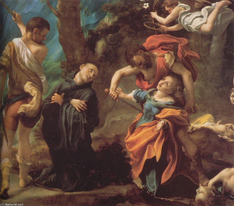 Wikioo.org - Die Enzyklopädie bildender Kunst - Malerei, Kunstwerk von Antonio Allegri Da Correggio - das martyrium of Vier Saints