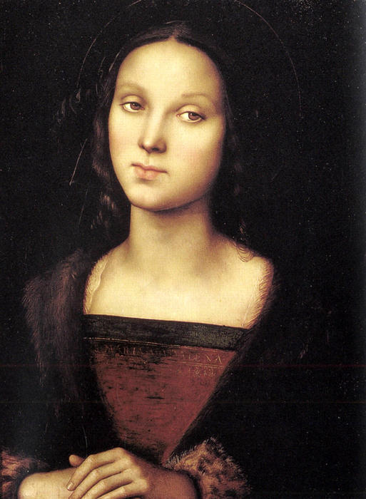 Wikioo.org - The Encyclopedia of Fine Arts - Painting, Artwork by Vannucci Pietro (Le Perugin) - Mary Magdalen