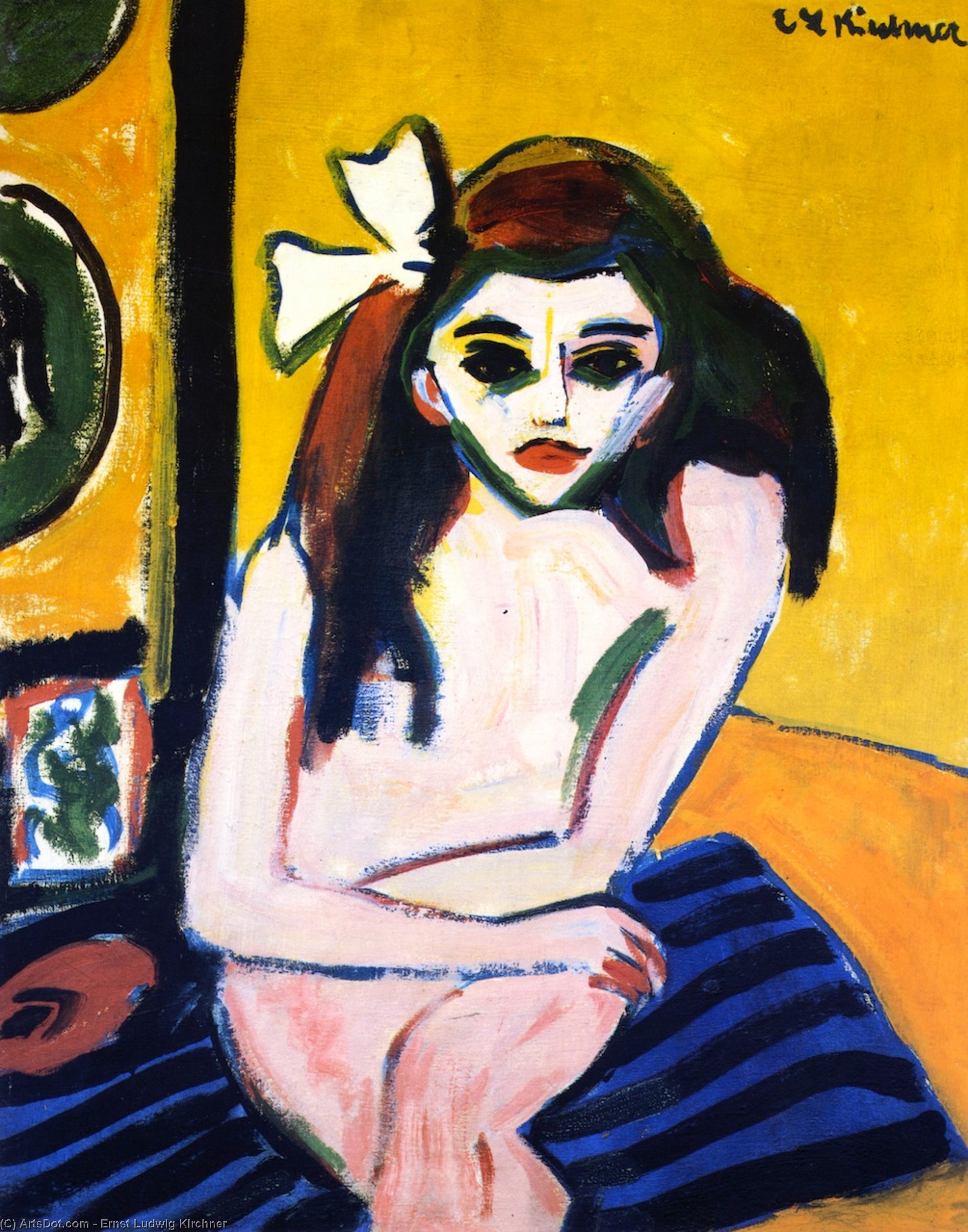 Wikioo.org - The Encyclopedia of Fine Arts - Painting, Artwork by Ernst Ludwig Kirchner - Marzella