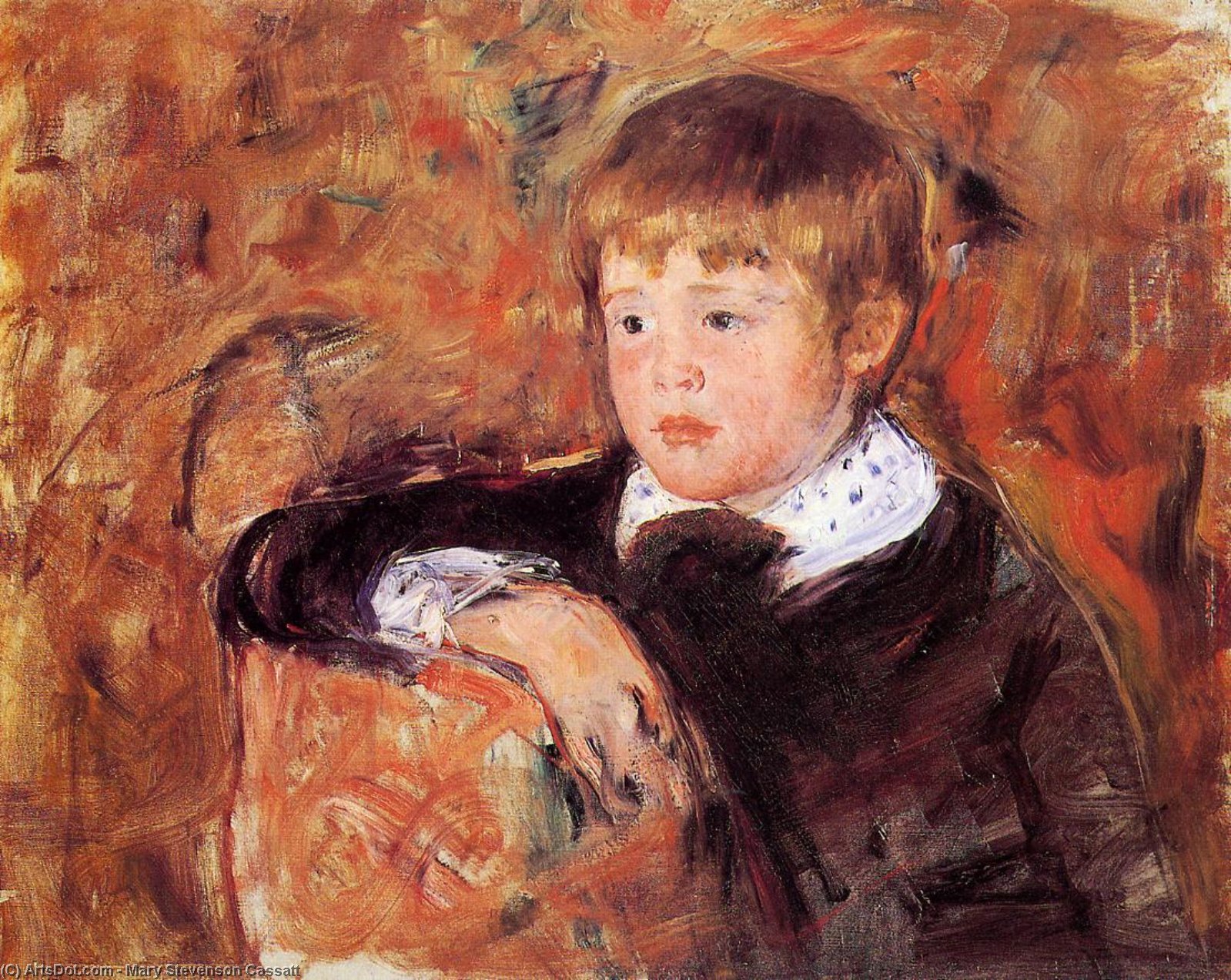 WikiOO.org - אנציקלופדיה לאמנויות יפות - ציור, יצירות אמנות Mary Stevenson Cassatt - Master Robert Kelso Cassatt