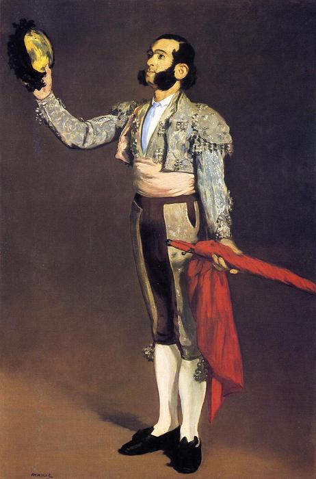 WikiOO.org – 美術百科全書 - 繪畫，作品 Edouard Manet - 一个 斗牛士  还  已知  作为  斗牛士  致敬