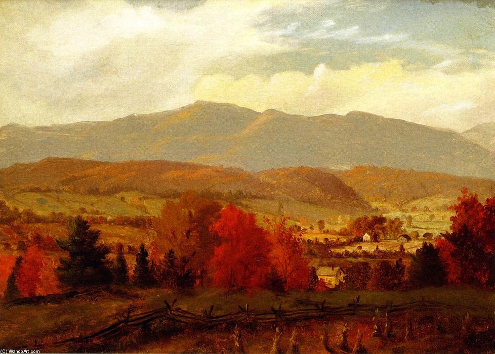 Wikioo.org - The Encyclopedia of Fine Arts - Painting, Artwork by Christopher Pearse Cranch - McIntyre Mountain