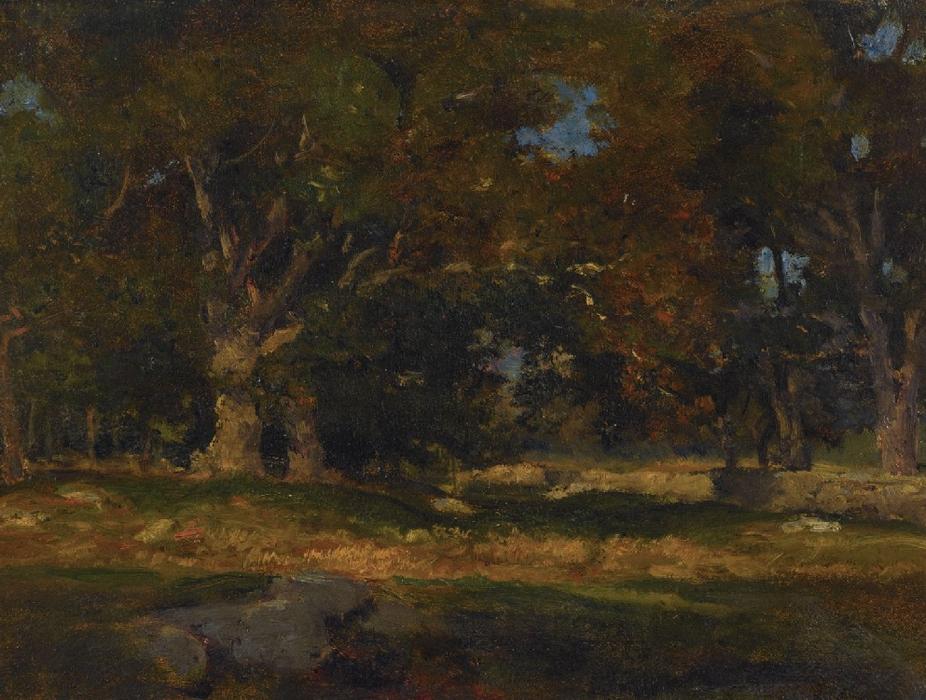 WikiOO.org - Encyclopedia of Fine Arts - Maalaus, taideteos George Inness - Medfield, Massachusetts
