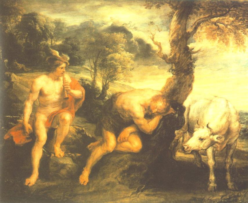 WikiOO.org - Εγκυκλοπαίδεια Καλών Τεχνών - Ζωγραφική, έργα τέχνης Peter Paul Rubens - Mercury and Argus