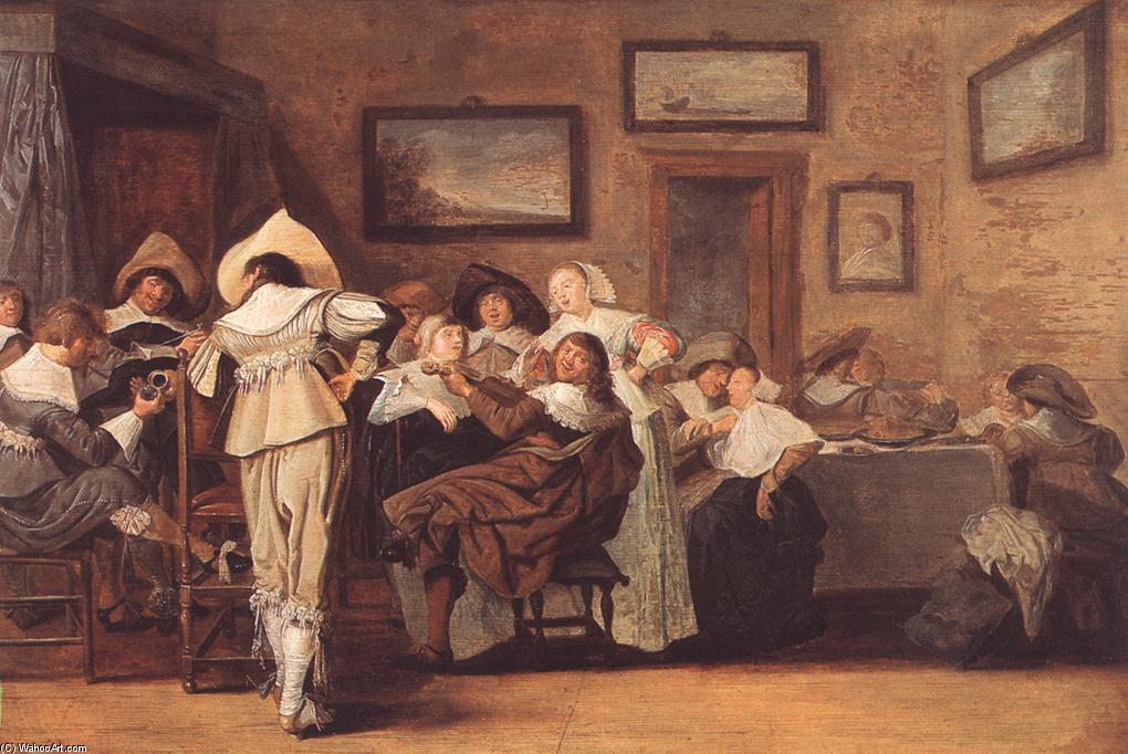Wikioo.org – L'Encyclopédie des Beaux Arts - Peinture, Oeuvre de Dirck Hals - Merry Company