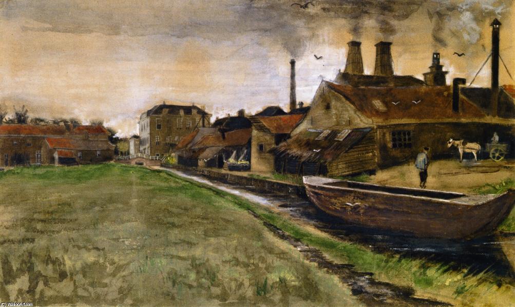 WikiOO.org - Енциклопедия за изящни изкуства - Живопис, Произведения на изкуството Vincent Van Gogh - The Mill in the Hague