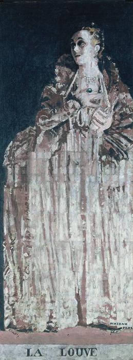 Wikioo.org - The Encyclopedia of Fine Arts - Painting, Artwork by Walter Richard Sickert - Miss Gwen Frangcon-Davies as Isabella of France