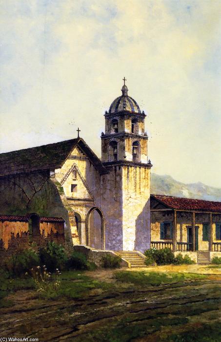 Wikioo.org - The Encyclopedia of Fine Arts - Painting, Artwork by Edwin Deakin - Mission San Buenaventura