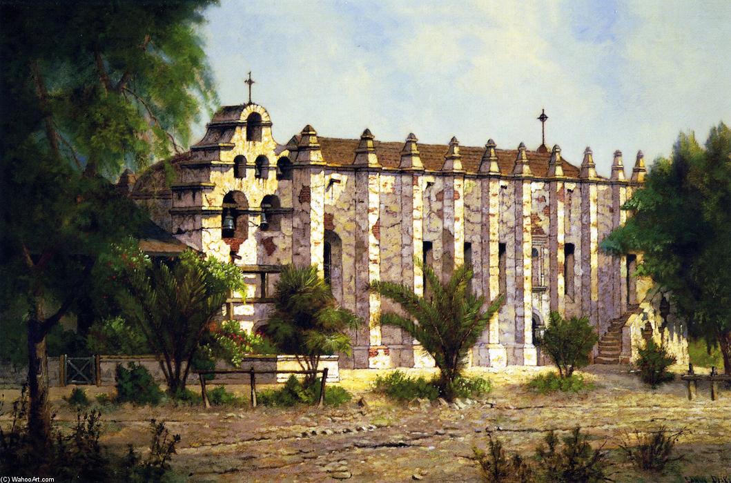 Wikioo.org - The Encyclopedia of Fine Arts - Painting, Artwork by Edwin Deakin - Mission San Gabriel Arcángel