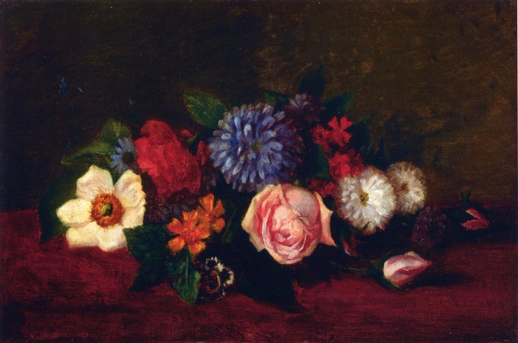 WikiOO.org - Encyclopedia of Fine Arts - Maľba, Artwork Charles Ethan Porter - Mixed Bouquet