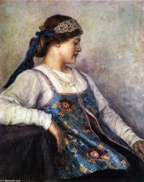 Wikioo.org - The Encyclopedia of Fine Arts - Painting, Artwork by Vasili Ivanovich Surikov - M. Matveyeva