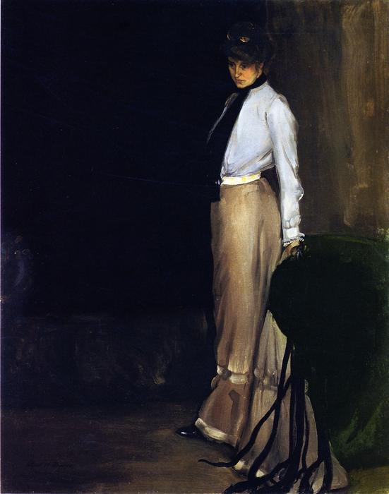 Wikioo.org - The Encyclopedia of Fine Arts - Painting, Artwork by Alfred Henry Maurer - The Model (also known as Figure Study)