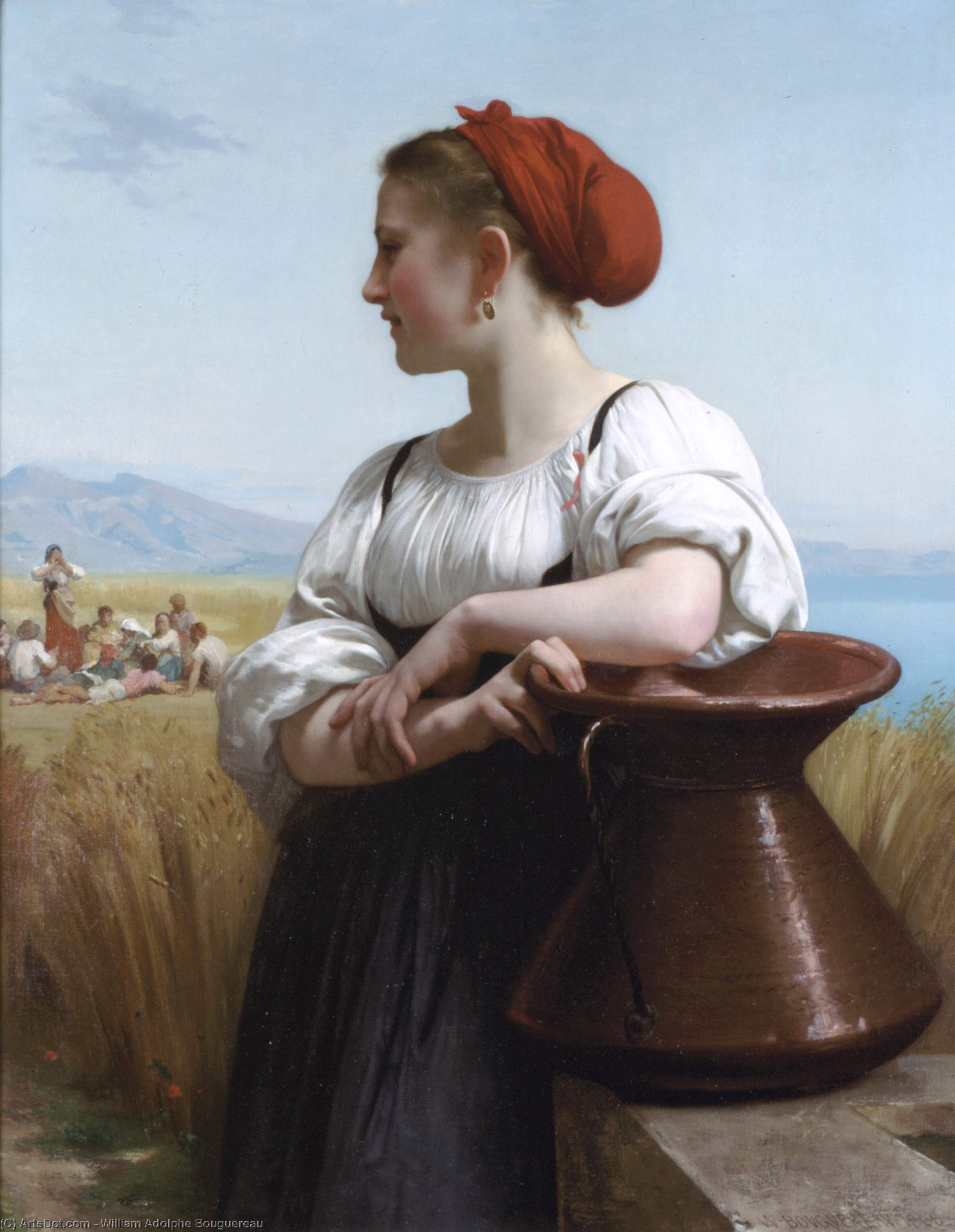 WikiOO.org - Encyclopedia of Fine Arts - Maľba, Artwork William Adolphe Bouguereau - Moissoneuse