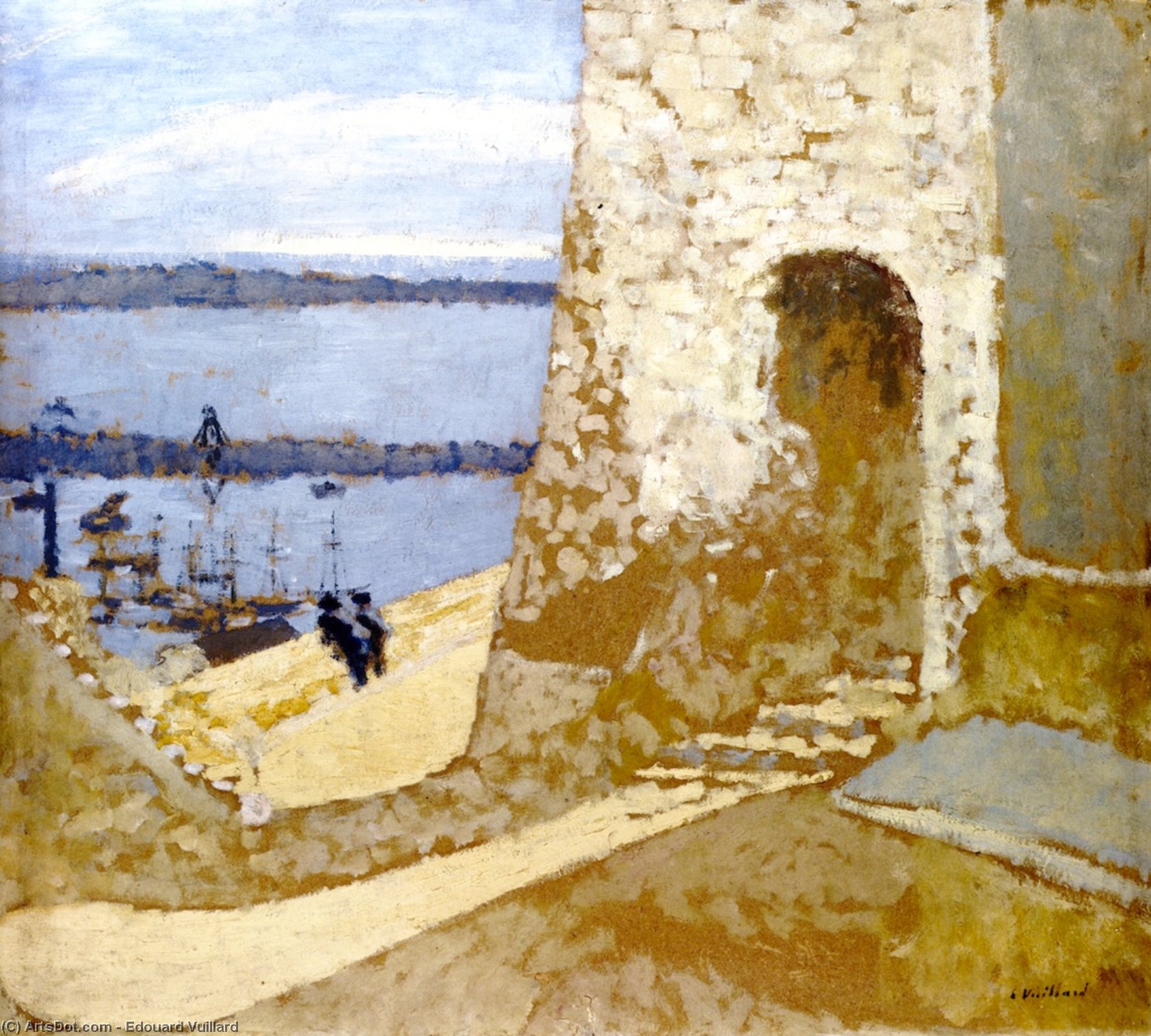 Wikioo.org - The Encyclopedia of Fine Arts - Painting, Artwork by Jean Edouard Vuillard - Mont Chevallier at Cannes