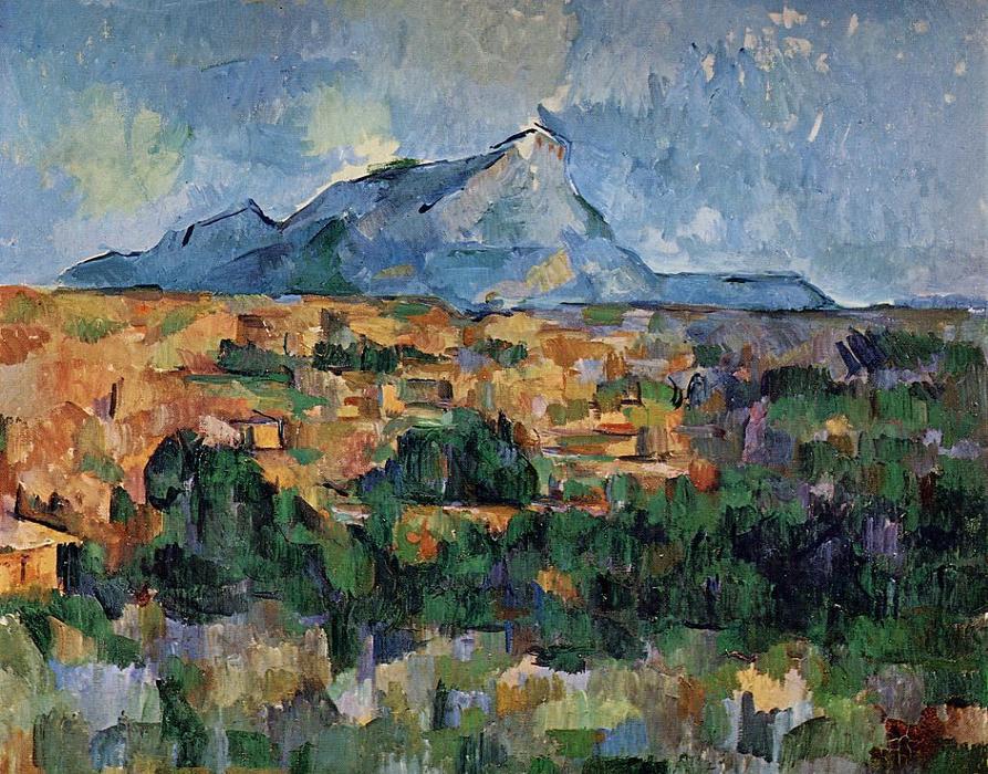 WikiOO.org - Encyclopedia of Fine Arts - Maľba, Artwork Paul Cezanne - Mont Sainte-Victoire