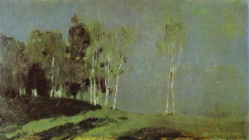 WikiOO.org - Encyclopedia of Fine Arts - Maľba, Artwork Isaak Ilyich Levitan - Moonlit Night