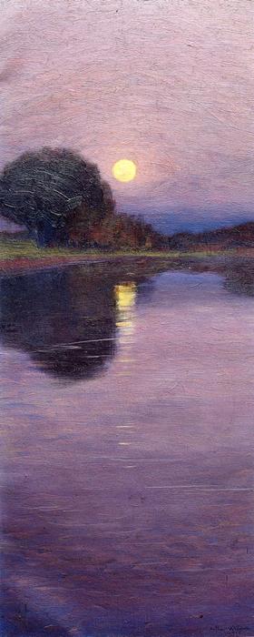 Wikioo.org - The Encyclopedia of Fine Arts - Painting, Artwork by Arthur Wesley Dow - Moonrise
