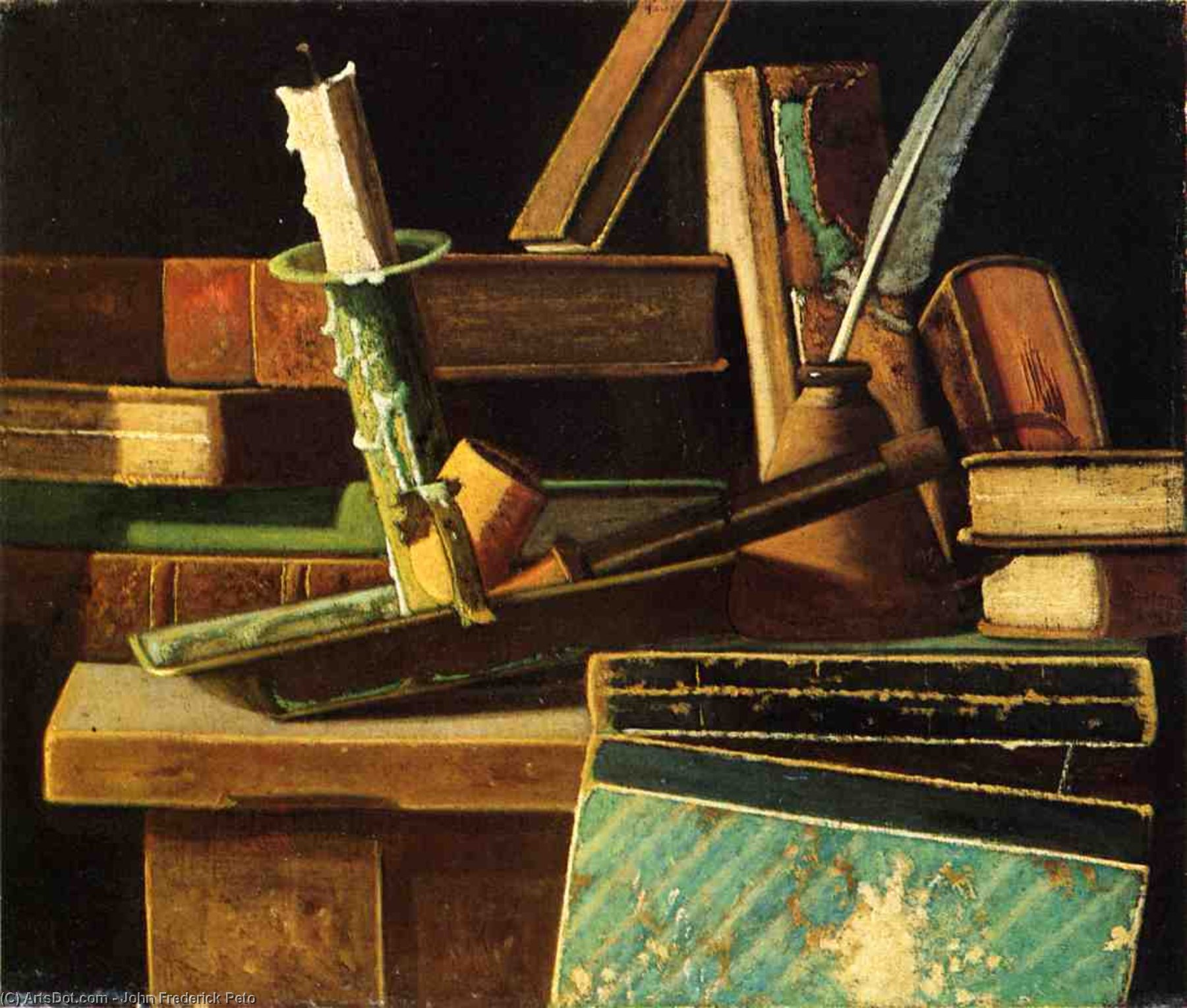 Wikioo.org - The Encyclopedia of Fine Arts - Painting, Artwork by John Frederick Peto - More Old Companions