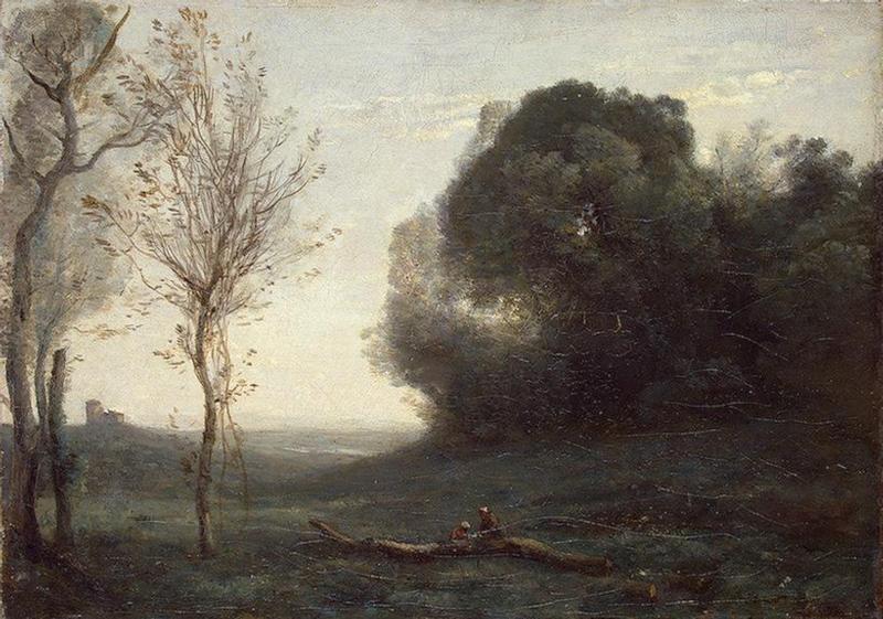 WikiOO.org - אנציקלופדיה לאמנויות יפות - ציור, יצירות אמנות Jean Baptiste Camille Corot - Morning