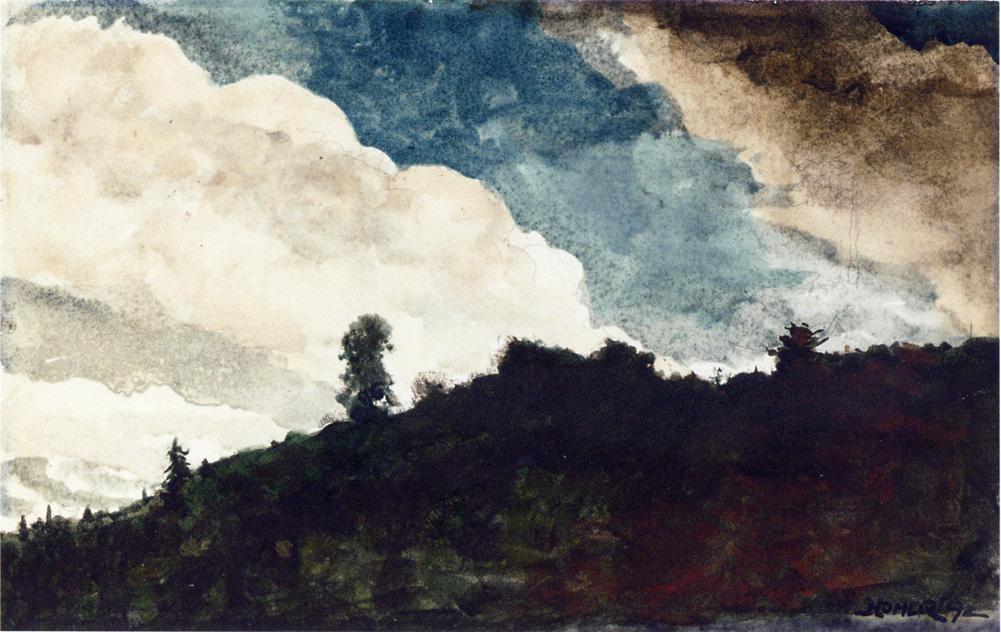 WikiOO.org - Encyclopedia of Fine Arts - Malba, Artwork Winslow Homer - Morning - the Morning Mist