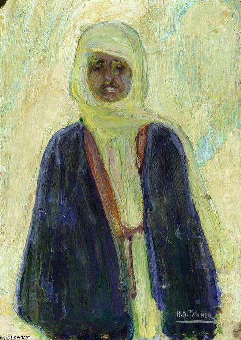 Wikioo.org - The Encyclopedia of Fine Arts - Painting, Artwork by Henry Ossawa Tanner - Moroccan Man