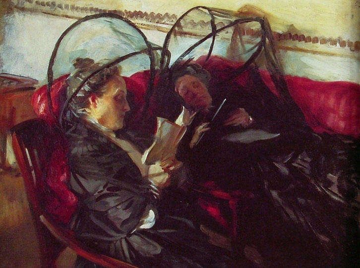 Wikioo.org - The Encyclopedia of Fine Arts - Painting, Artwork by John Singer Sargent - Mosquito Nets