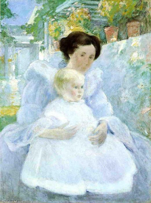 Wikioo.org - The Encyclopedia of Fine Arts - Painting, Artwork by John Henry Twachtman - Mother and Child