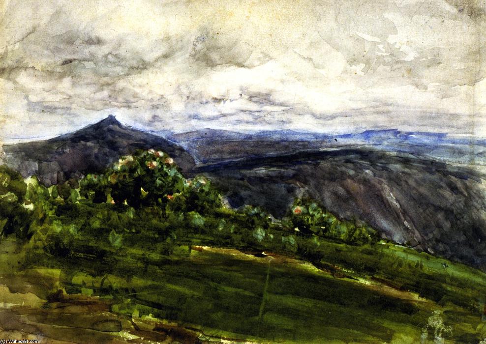 Wikioo.org - The Encyclopedia of Fine Arts - Painting, Artwork by Henry Ossawa Tanner - Mountain Landscape, Highlands, North Carolina