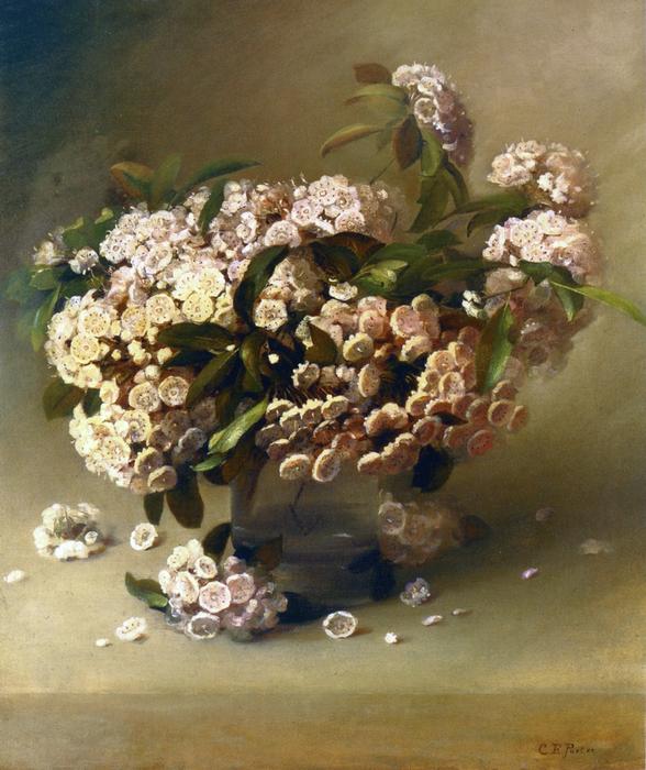 Wikioo.org - The Encyclopedia of Fine Arts - Painting, Artwork by Charles Ethan Porter - Mountain Laurel
