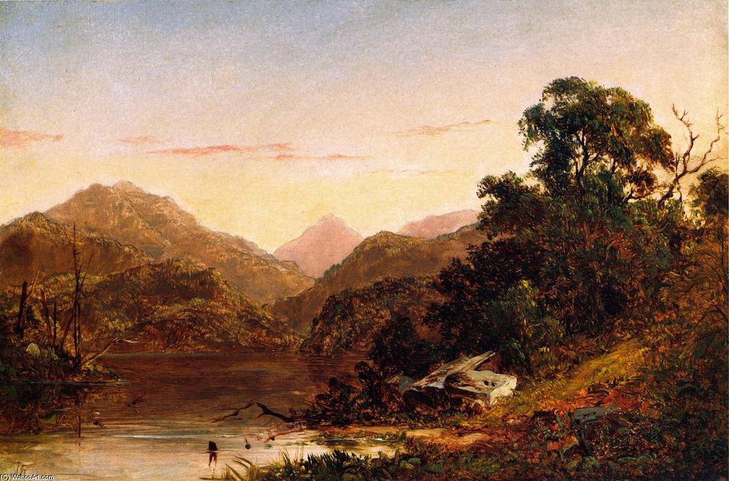 Wikioo.org - The Encyclopedia of Fine Arts - Painting, Artwork by John Frederick Kensett - Mountain Vista