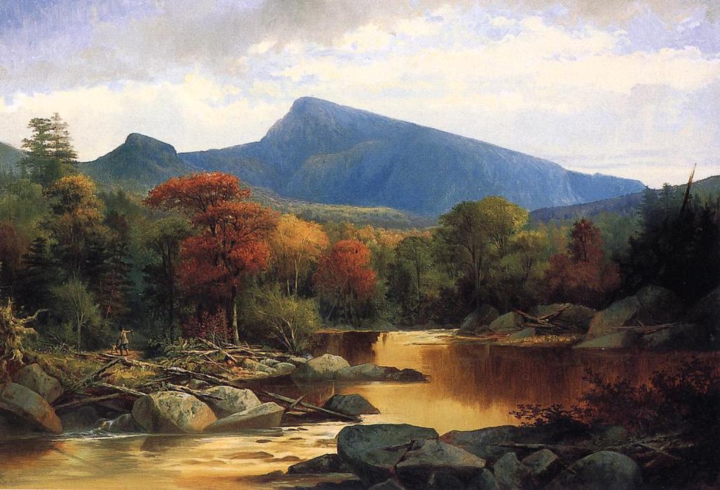 WikiOO.org - Enciclopédia das Belas Artes - Pintura, Arte por John Mix Stanley - Mount Carter - Autumn in the White Mountains
