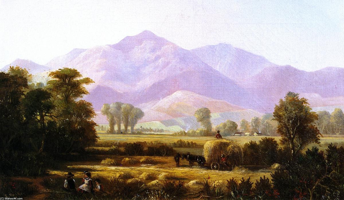 WikiOO.org - Enciklopedija dailės - Tapyba, meno kuriniai Edwin Deakin - Mount Diablo from Near Pleasanton