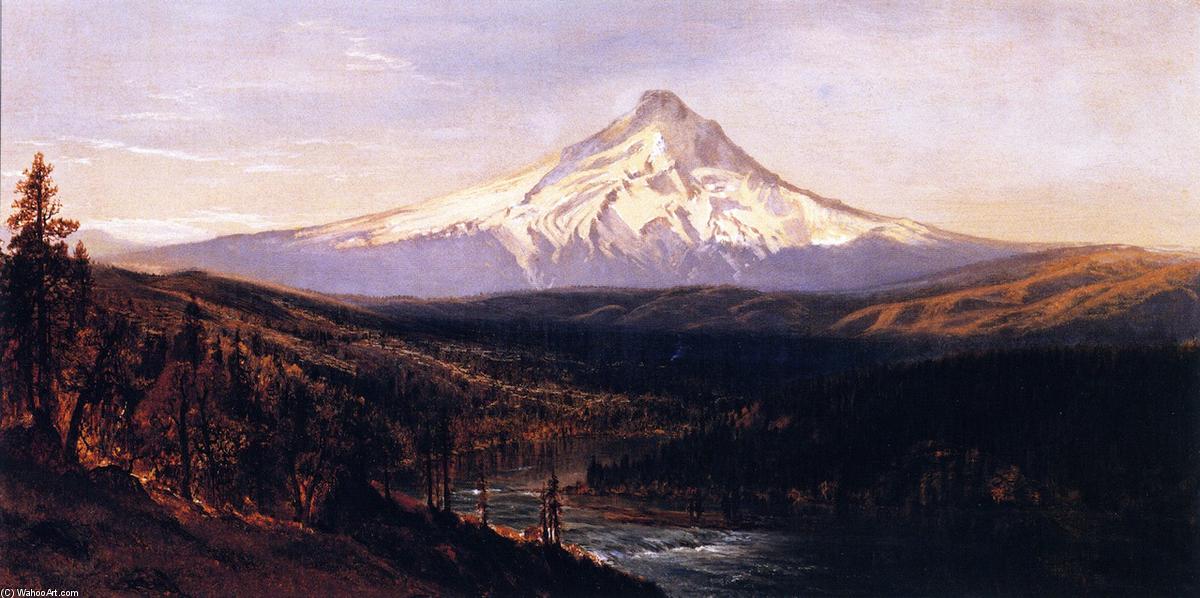 Wikioo.org - The Encyclopedia of Fine Arts - Painting, Artwork by Gilbert Munger - Mount Hood from Hood River