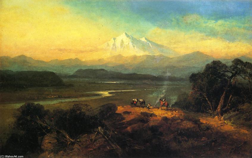 Wikioo.org - The Encyclopedia of Fine Arts - Painting, Artwork by Andrew W Melrose - Mount Shasta, California