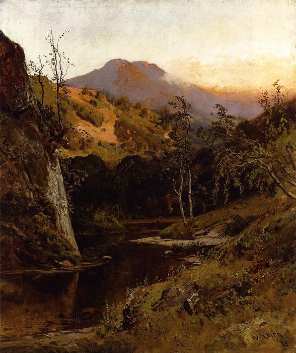 WikiOO.org - Encyclopedia of Fine Arts - Malba, Artwork William Keith - Mount Tamalpias from Lagunitas Creek
