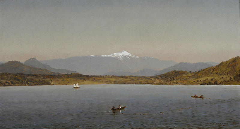 Wikioo.org - The Encyclopedia of Fine Arts - Painting, Artwork by Jasper Francis Cropsey - Mount Washington from Lake Sebago
