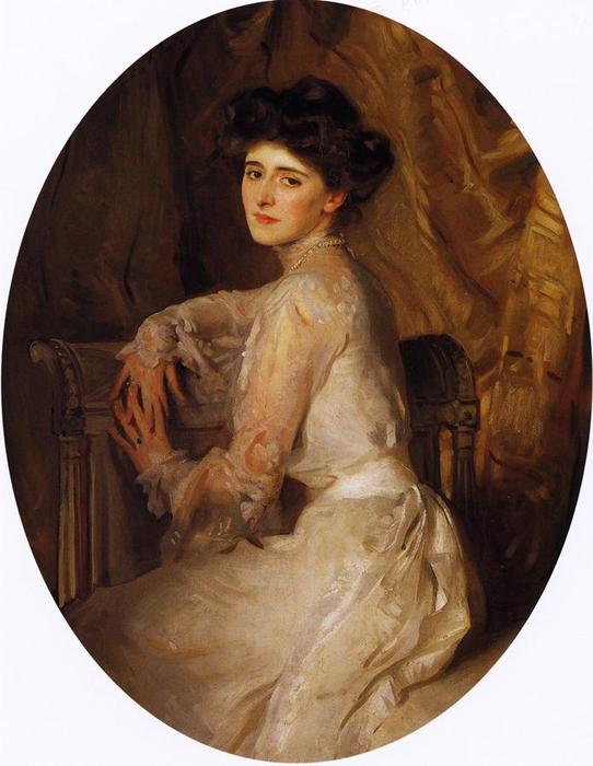 Wikioo.org - The Encyclopedia of Fine Arts - Painting, Artwork by John Singer Sargent - Mrs. Adolph Hirsh