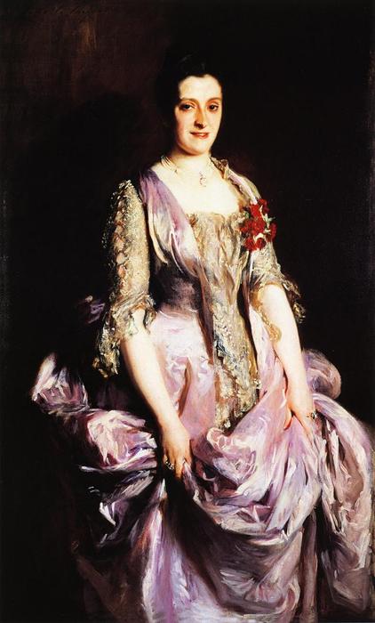 Wikioo.org - The Encyclopedia of Fine Arts - Painting, Artwork by John Singer Sargent - Mrs. Benjamin Kissam