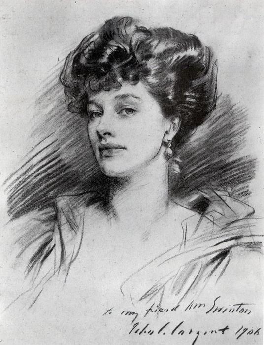 Wikioo.org - The Encyclopedia of Fine Arts - Painting, Artwork by John Singer Sargent - Mrs. George Swinton