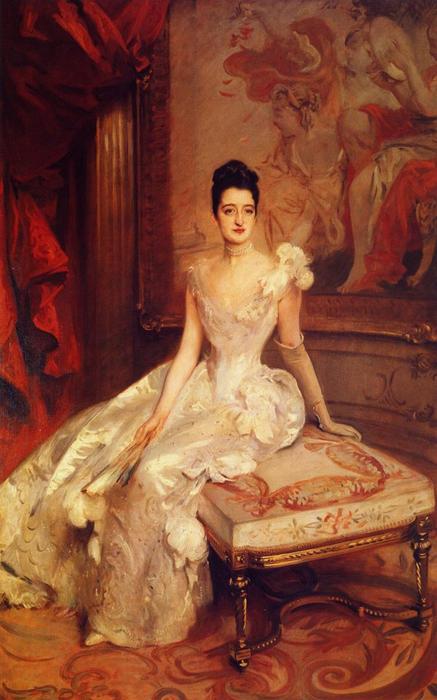 Wikioo.org - The Encyclopedia of Fine Arts - Painting, Artwork by John Singer Sargent - Mrs. Hamilton McKown Twombly (Florence Adele Vanderbilt)