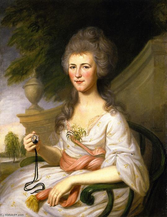 Wikioo.org - The Encyclopedia of Fine Arts - Painting, Artwork by Charles Willson Peale - Mrs. John O'Donnell (Sarah Chew Elliott)