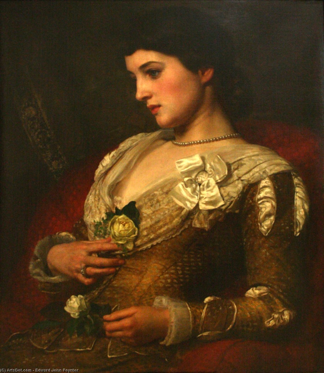 Wikioo.org - The Encyclopedia of Fine Arts - Painting, Artwork by Edward John Poynter - Mrs. Langtry