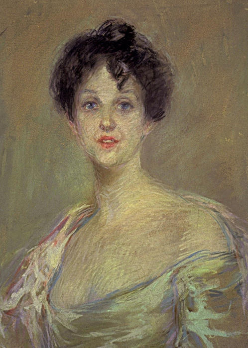 Wikioo.org - The Encyclopedia of Fine Arts - Painting, Artwork by Alice Pike Barney - Mrs. Pansy Cotton