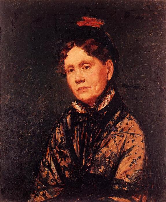 Wikioo.org - The Encyclopedia of Fine Arts - Painting, Artwork by Mary Stevenson Cassatt - Mrs. Robert Simpson Cassatt
